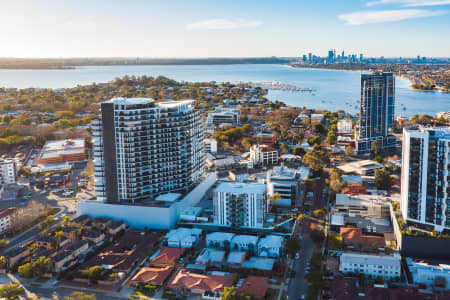 Aerial Image of CANNING BRIDGE SUNSET