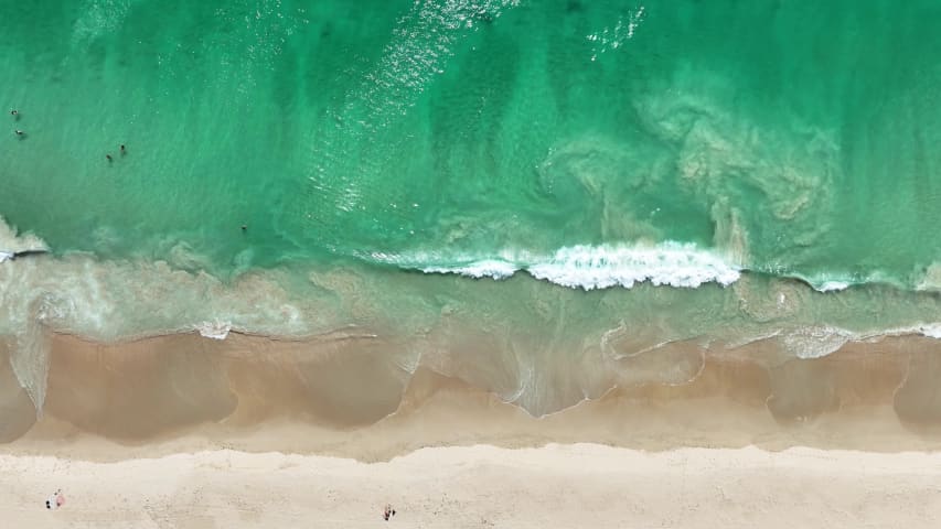 Aerial Image of CIRTY BEACH FROM ABOVE