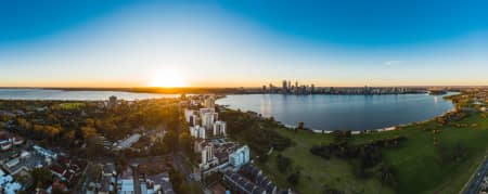 Aerial Image of SOUTH PERTH SUNSET