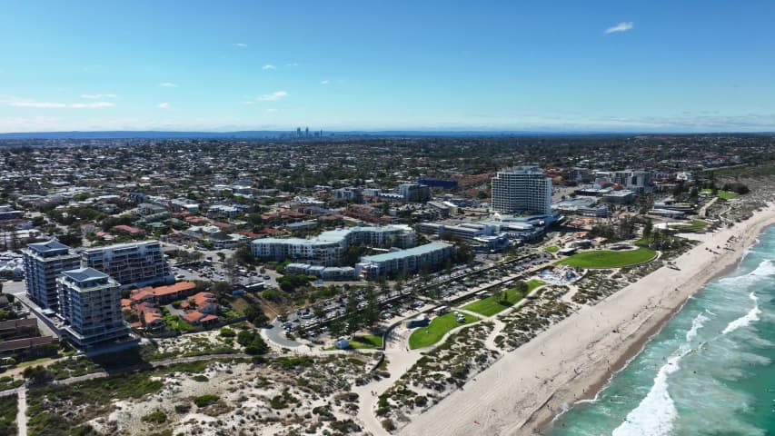 Aerial Image of SCARBOROUGH COASTLINE