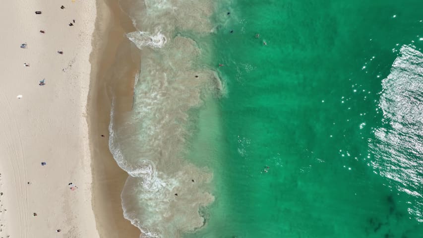 Aerial Image of CITY BEACH SAND AND WAVES