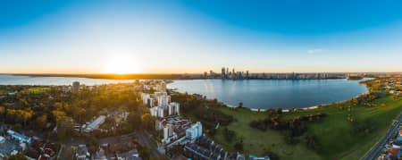 Aerial Image of SOUTH PERTH SUNSET