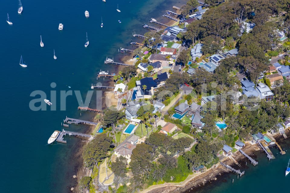Aerial Image of Careel Bay Avalon
