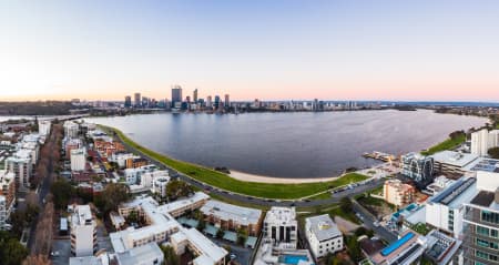 Aerial Image of SOUTH PERTH SUNSET