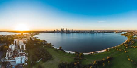 Aerial Image of SOUTH PERTH SUNSET