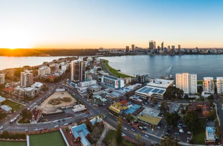 Aerial Image of SOUTH PERTH SUNSET