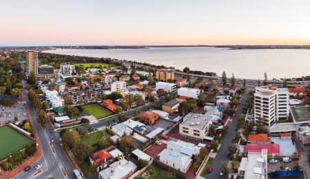 Aerial Image of SOUTH PERTH SUNSET