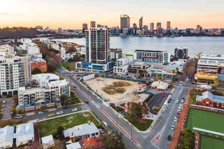Aerial Image of SOUTH PERTH SUNSET