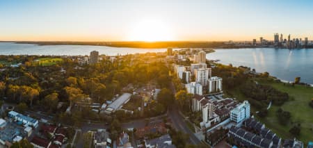 Aerial Image of SOUTH PERTH SUNSET