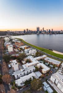 Aerial Image of SOUTH PERTH SUNSET