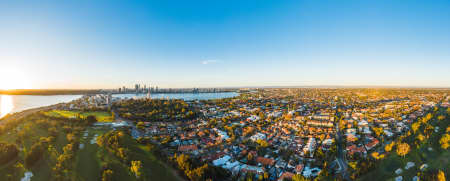 Aerial Image of SOUTH PERTH SUNSET