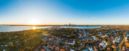 Aerial Image of SOUTH PERTH SUNSET