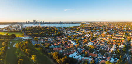 Aerial Image of SOUTH PERTH SUNSET