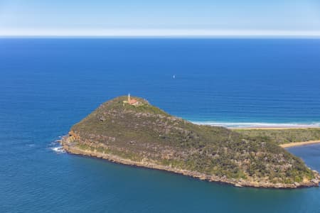Aerial Image of BARRENJOEY LIGHTHOUSE