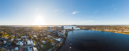 Aerial Image of SOUTH PERTH SUNSET