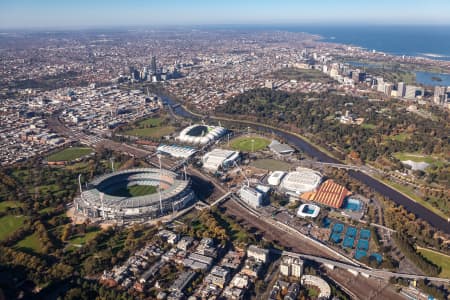 Aerial Image of MELBOURNE PARK