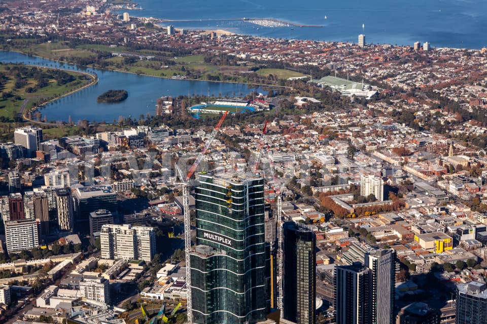 Aerial Image of Southbank High Rise, Melbourne