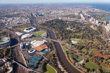 Aerial Image of MELBOURNE PARK