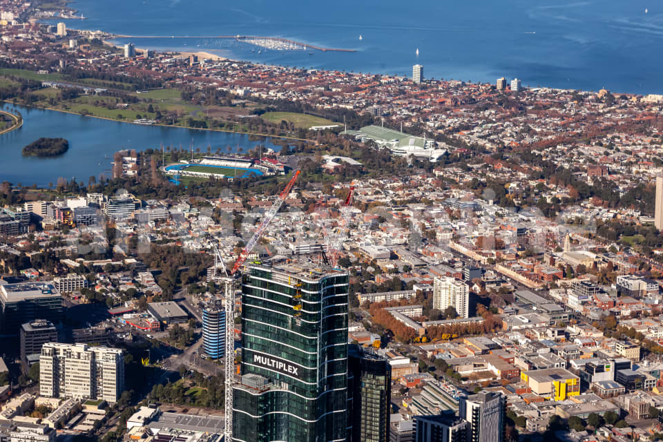 Aerial Image of Southbank High Rise, Melbourne
