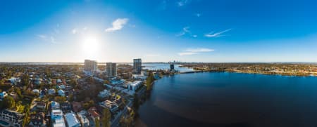 Aerial Image of CANNING BRIDGE SUNSET