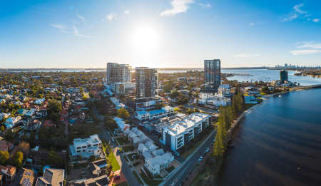Aerial Image of CANNING BRIDGE SUNSET