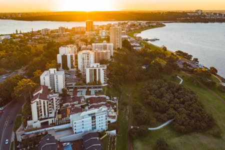 Aerial Image of SOUTH PERTH SUNSET