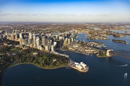 Aerial Image of SYDNEY EARLY MORNING