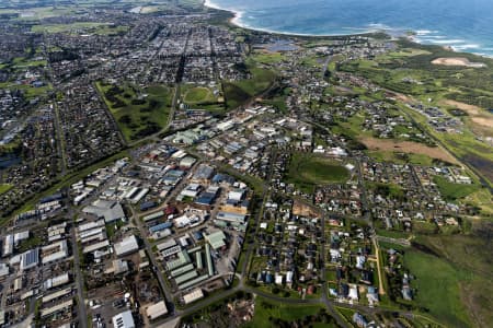 Aerial Image of WARRNAMBOOL