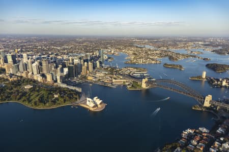 Aerial Image of SYDNEY EARLY MORNING