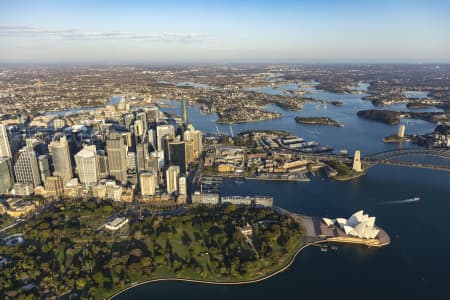 Aerial Image of SYDNEY EARLY MORNING