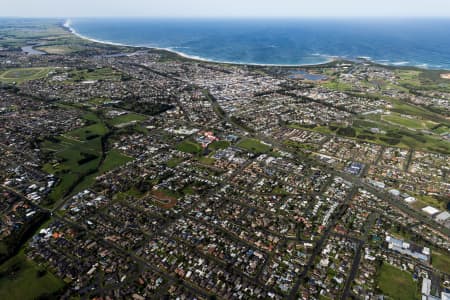 Aerial Image of WARRNAMBOOL