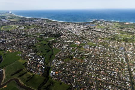 Aerial Image of WARRNAMBOOL