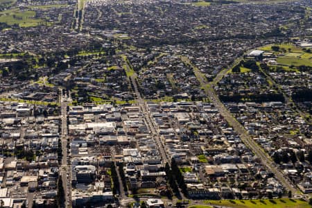 Aerial Image of WARRNAMBOOL AERIAL VISTA: URBAN LANDSCAPE FROM ABOVE