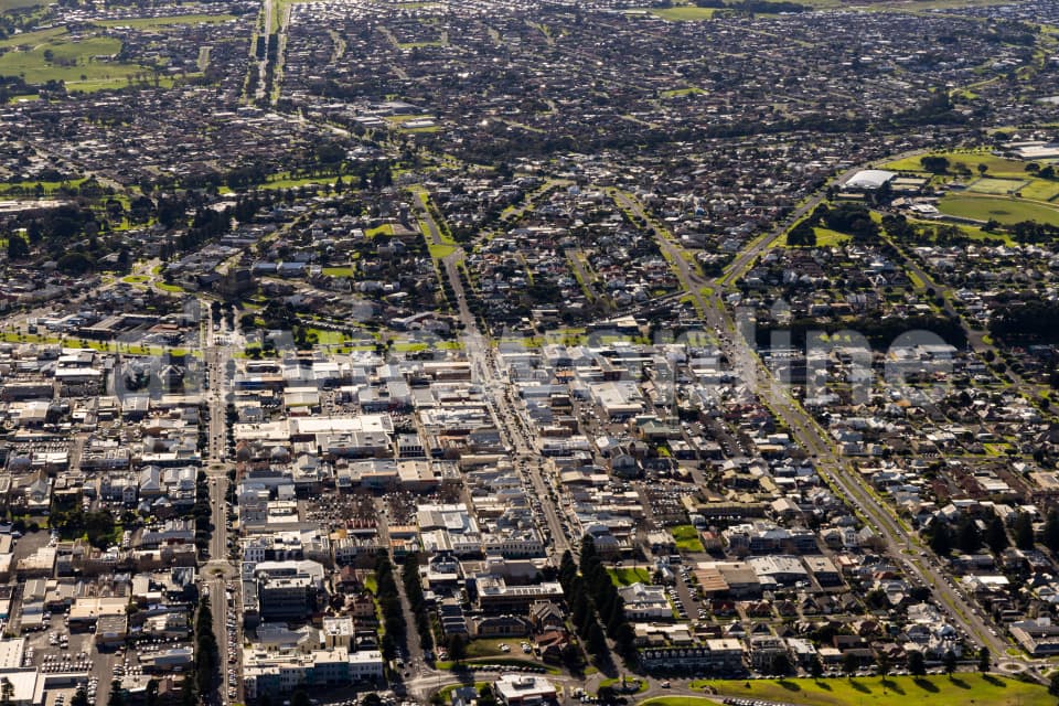 Aerial Image of Warrnambool Aerial Vista: Urban Landscape from Above