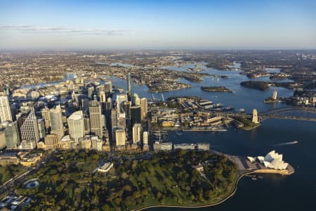 Aerial Image of SYDNEY EARLY MORNING