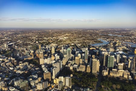 Aerial Image of SYDNEY CBD, HYDE PARK