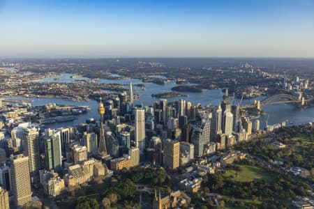 Aerial Image of SYDNEY EARLY MORNING