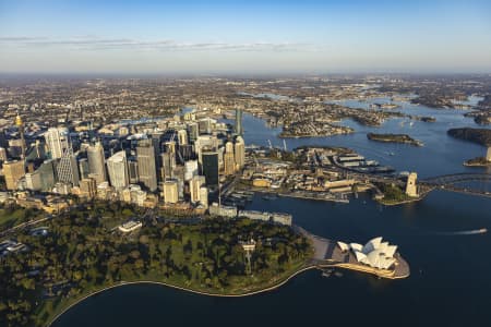 Aerial Image of SYDNEY EARLY MORNING