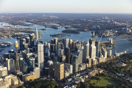 Aerial Image of SYDNEY EARLY MORNING