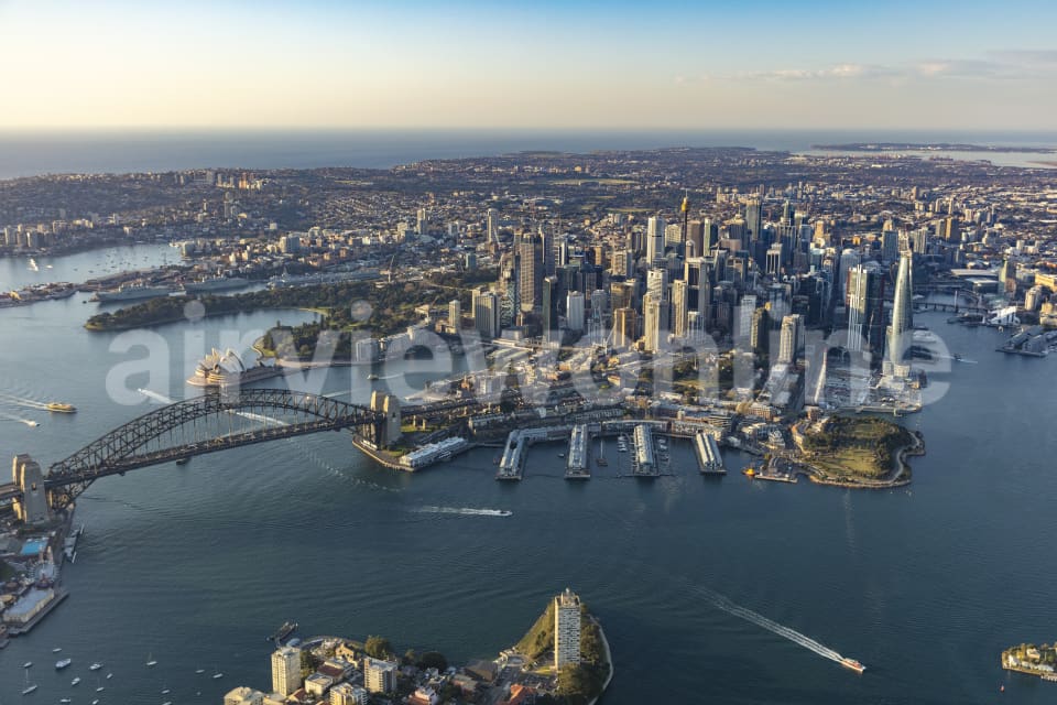 Aerial Image of Sydney Early Morning