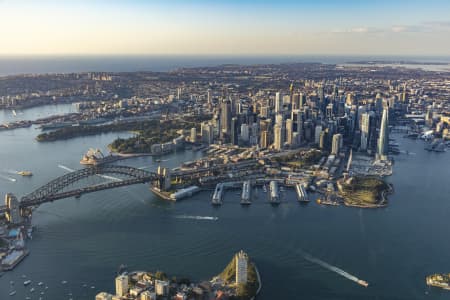 Aerial Image of SYDNEY EARLY MORNING