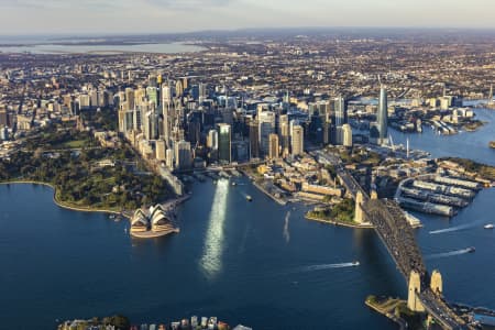 Aerial Image of SYDNEY EARLY MORNING