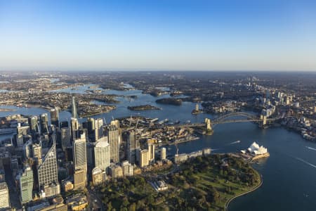 Aerial Image of SYDNEY EARLY MORNING