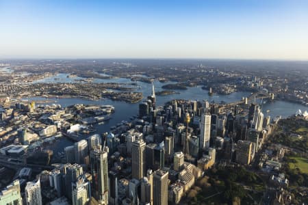 Aerial Image of SYDNEY EARLY MORNING