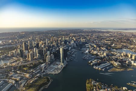 Aerial Image of BARANGAROO EARLY MORNING