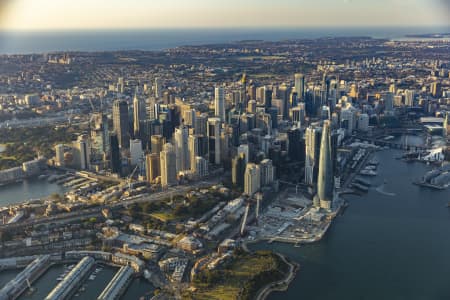 Aerial Image of BARANGAROO EARLY MORNING