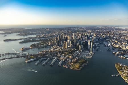 Aerial Image of BARANGAROO EARLY MORNING