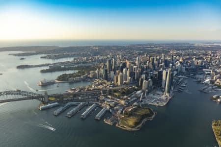 Aerial Image of BARANGAROO EARLY MORNING