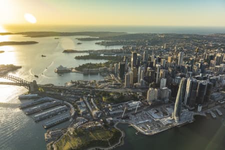 Aerial Image of BARANGAROO EARLY MORNING