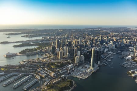 Aerial Image of BARANGAROO EARLY MORNING